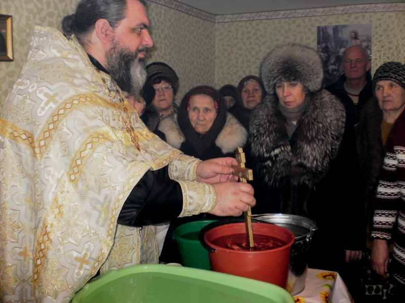 Освешение воды в с.Зиянчурино.